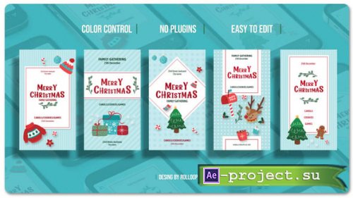 Videohive - Merry Christmas Stories V2 - 55355286 - Project for After Effects