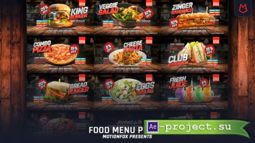 Videohive - Food Menu Promo - 23252731 - Project for After Effects