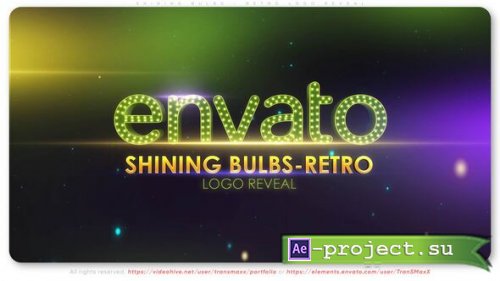 Videohive - Shining Bulbs - Retro Logo Reveal - 55380149 - Project for After Effects