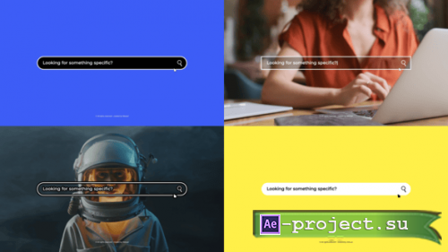 Videohive - Search Bar Logo Reveal - 55343491 - Project for After Effects