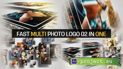 Videohive - Fast Multi Photo Logo - 55350144 - Project for After Effects