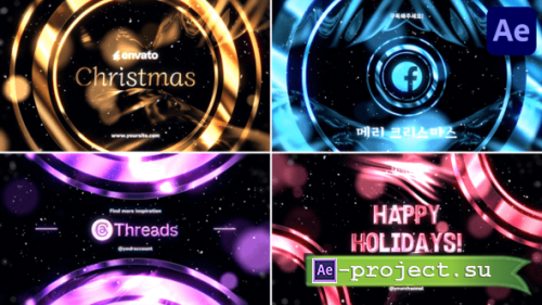 Videohive - Christmas Wishes Time Typography for After Effects - 55369212 - Project for After Effects