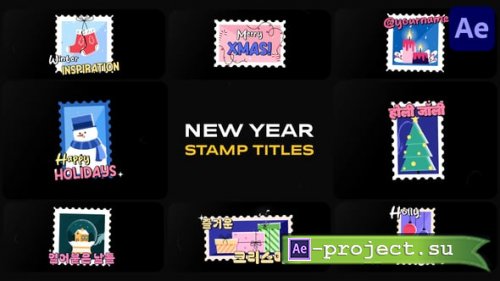 Videohive - New Year Stamp Titles for After Effects - 55348373 - Project for After Effects