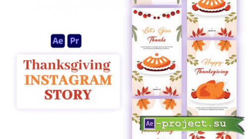 Videohive - Thanksgiving instagram Stories - 55383416 - Project for After Effects