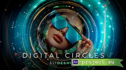 Videohive - Digital Circles Slideshow - 33526257 - Project for After Effects