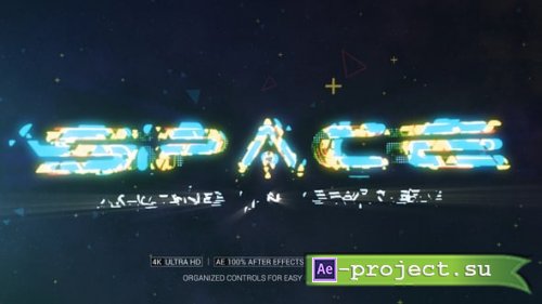 Videohive - Broken Space Logo Reveal - 36520542 - Project for After Effects