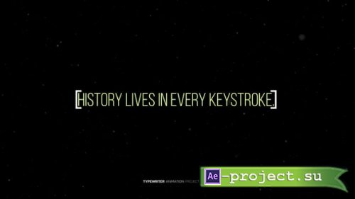 Videohive - typewriter - 55384619 - Project for After Effects