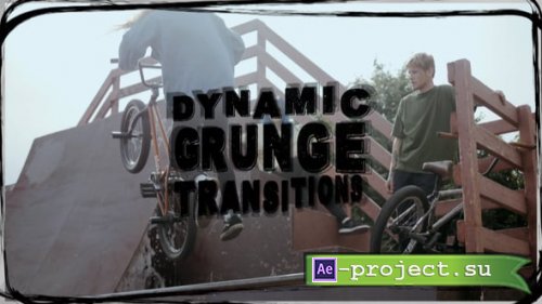 Videohive - Dynamic Grunge Transitions - 55389935 - Project for After Effects