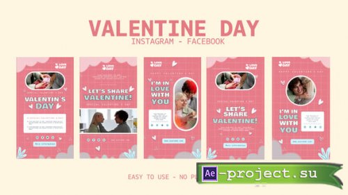 Videohive - Valentine Day Instagram Stories - 55417183 - Project for After Effects