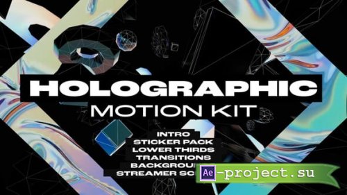 Videohive - Holographic Motion Kit - 55397186 - Project for After Effects