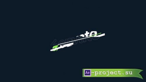 Videohive - New Glitch Logo Intro - 55416632 - Project for After Effects