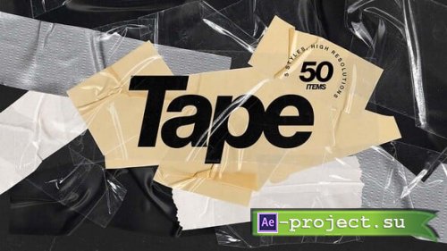 Videohive - Animated Tapes Pack - 55468342 - Project for After Effects