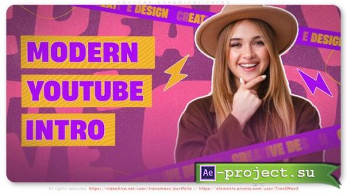 Videohive - Youtube Dynamical Intro - 55457550 - Project for After Effects