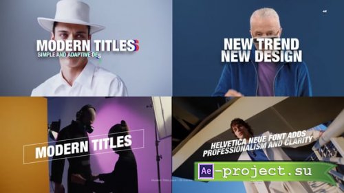 Videohive - Modern Titles 4.0 | After Effects - 55423450 - Project for After Effects