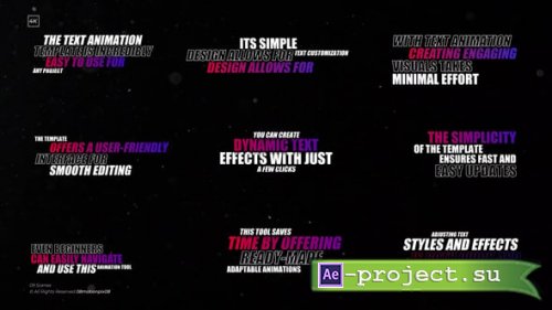 Videohive - Typography Titles  AE - 54777649 - Project for After Effects