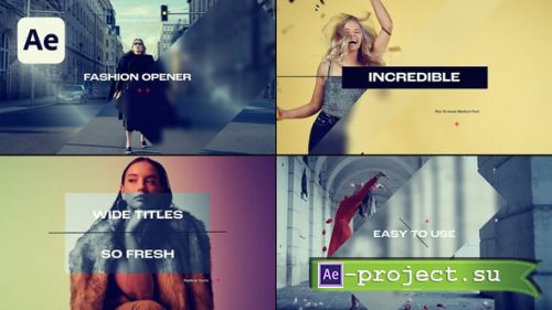 Videohive - Opener - Fashion Opener - 55423117 - Project for After Effects