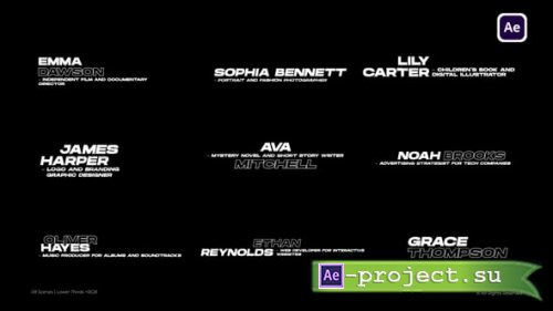 Videohive - Lower Thirds + RGB  AE - 54673552 - Project for After Effects