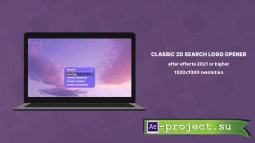 Videohive - After Effects Classic 2D Search Logo Opener 60fps - 55424284 - Project for After Effects