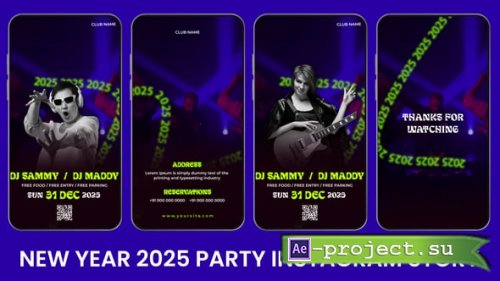 Videohive - Happy New Year Party Instagram Story - 55395945 - Project for After Effects