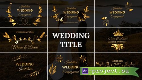 Videohive - Wedding Title - 54669612 - Project for After Effects