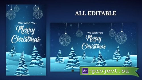 Videohive - Merry Christmas Wishes - 55370547 - Project for After Effects