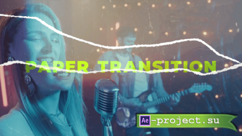 Videohive - Paper Transitions - 55445126 - Project for After Effects