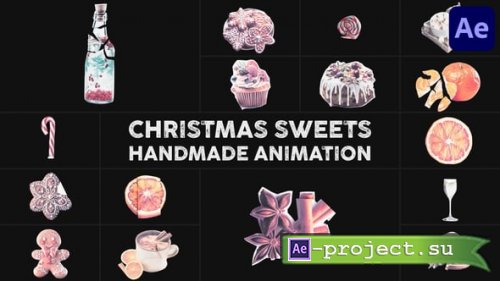 Videohive - Christmas Sweets Handmade Animation | After Effects - 55443841 - Project for After Effects