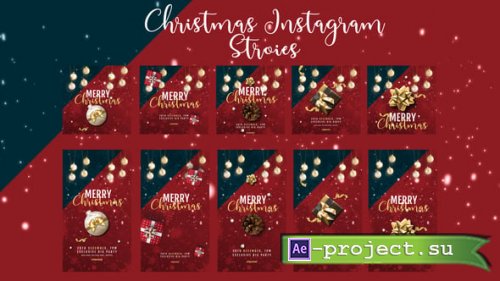 Videohive - Christmas instagram stories and post - 55447889 - Project for After Effects