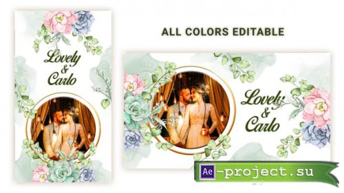 Videohive - Watercolor Wedding Invitation - 54960040 - Project for After Effects