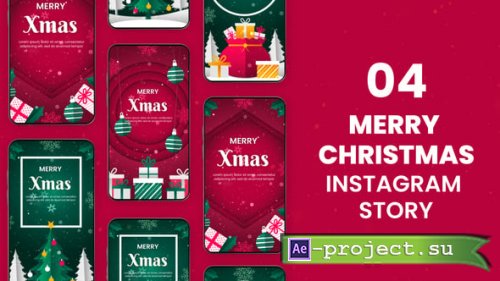 Videohive - Merry Christmas Instagram Stories - 55394710 - Project for After Effects