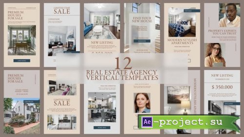 Videohive - Real Estate Vertical Video Templates Pack - 52871027 - Project for After Effects