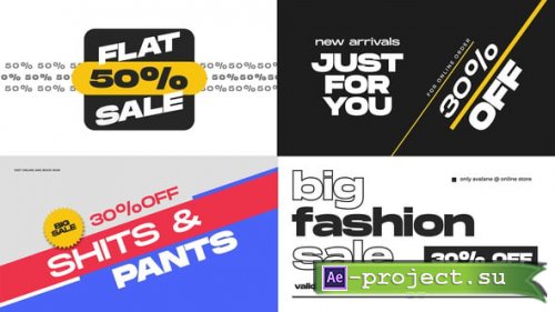 Videohive - Fashion Sale Typography - 55395252 - Project for After Effects