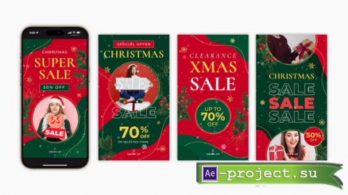 Videohive - Christmas Sale Instagram Stories - 55461098 - Project for After Effects