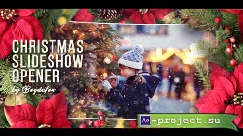 Videohive - Christmas Slideshow Opener - 55450768 - Project for After Effects