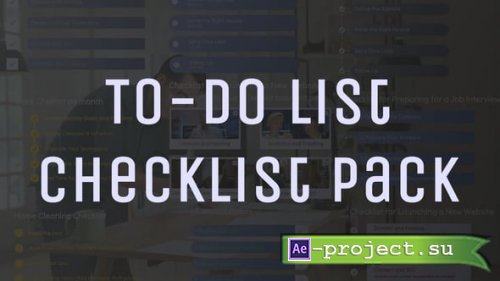 Videohive - Modern Checklist Pack - 55467396 - Project for After Effects