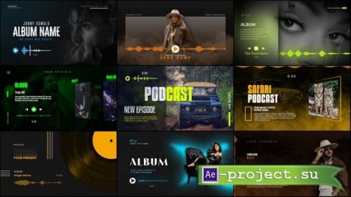 Videohive - Podcast & Album Cover - 55465472 - Project for After Effects