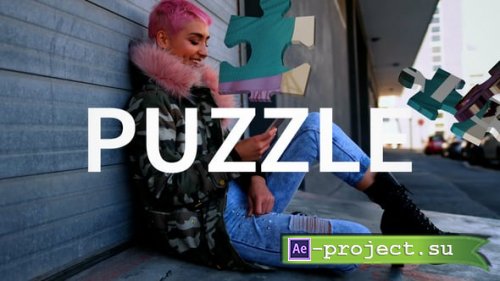 Videohive - Puzzle Media Reveal - 55482996 - Project for After Effects