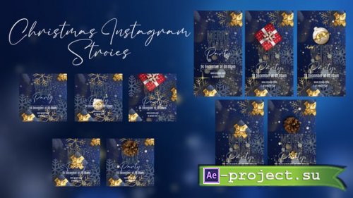 Videohive - Christmas instagram stories and post - 55485022 - Project for After Effects