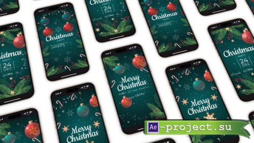 Videohive - Merry Christmas Party Instagram Stories - 55485876 - Project for After Effects