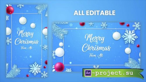 Videohive - Merry Christmas Intro Opener - 55486491 - Project for After Effects