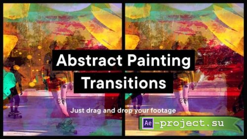 Videohive - Abstract Painting Transition Template - 55488918 - Project for After Effects