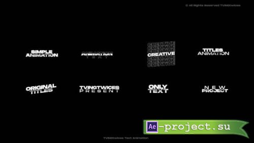 Videohive - Text Animation | AE - 55487660 - Project for After Effects