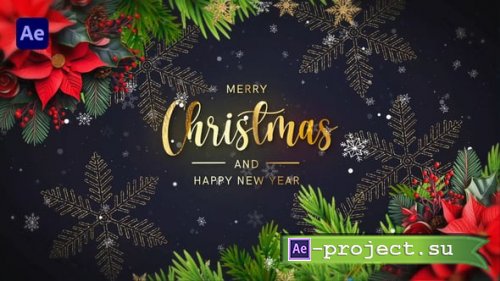 Videohive - Merry Christmas Intro 2025 - 55492225 - Project for After Effects