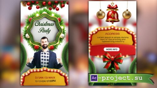 Videohive - Christmas Party Invitation Instagram Story Template - 55502892 - Project for After Effects