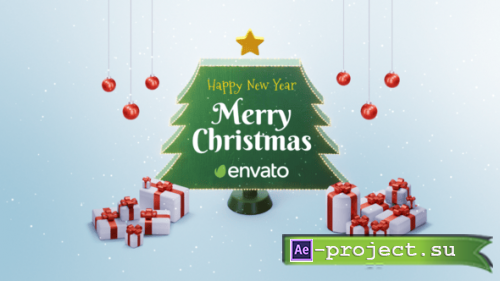 Videohive - Christmas Tree Greetings - 29699398 - Project for After Effects