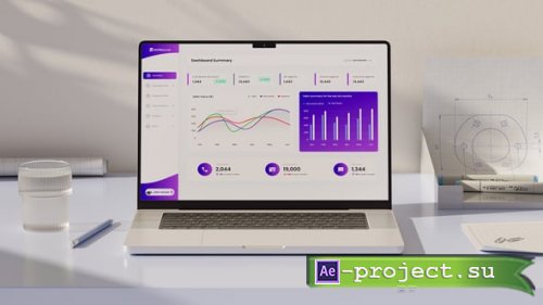 Videohive - Website Promo Laptop Mockup - 55504299 - Project for After Effects