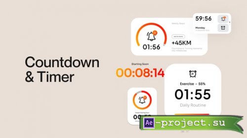 Videohive - Countdown and Timer - 55506150 - Project for After Effects