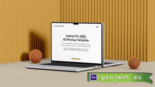  Videohive - Laptop Pro 2024 Screen Mockup Template - 55414384 - Project for After Effects