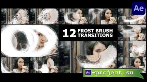 Videohive - Frost Brush Painting Transitions | After Effects - 55498403 - Project for After Effects