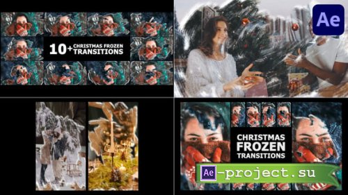 Videohive - Christmas Frozen Transitions | After Effects - 55443032 - Project for After Effects